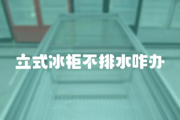 立式冰柜不排水咋辦