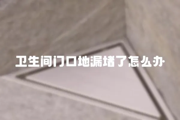 衛生間門口地漏堵了怎么辦