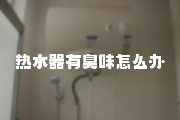 熱水器有臭味怎么辦