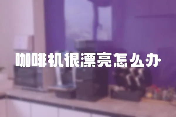 咖啡機(jī)很漂亮怎么辦