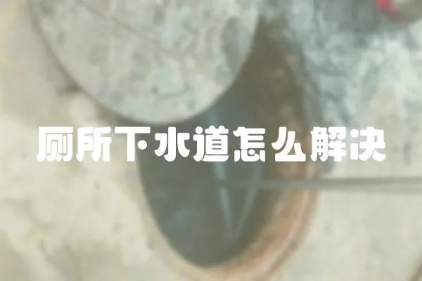 廁所下水道怎么解決
