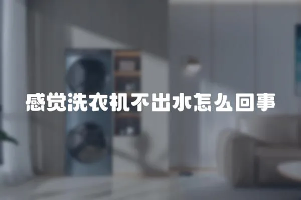 感覺洗衣機不出水怎么回事