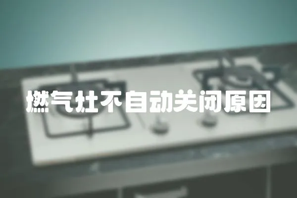 燃?xì)庠畈蛔詣?dòng)關(guān)閉原因