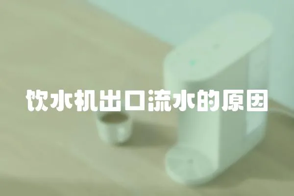 飲水機出口流水的原因