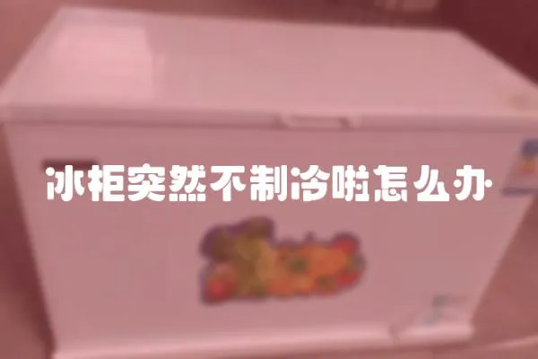 冰柜突然不制冷啦怎么辦
