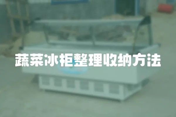 蔬菜冰柜整理收納方法