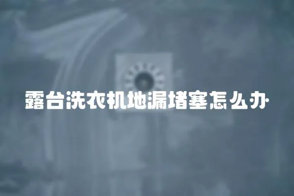 露臺(tái)洗衣機(jī)地漏堵塞怎么辦
