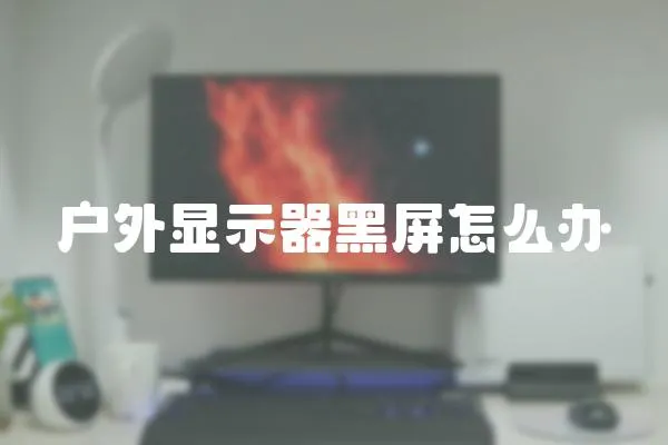 戶外顯示器黑屏怎么辦