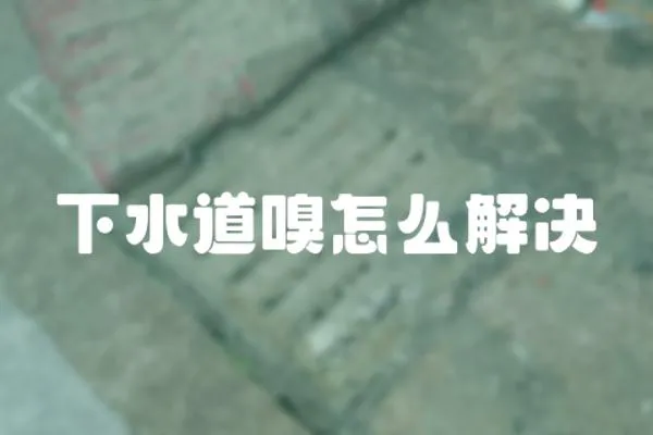下水道嗅怎么解決