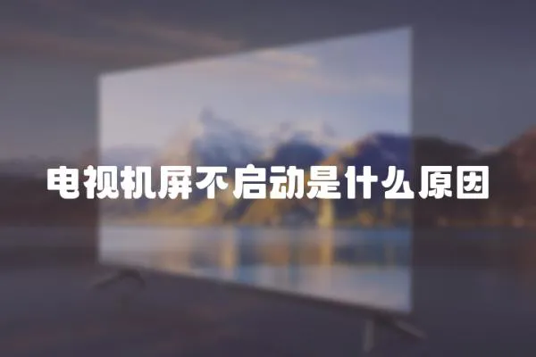 電視機屏不啟動是什么原因