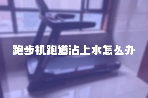 跑步機跑道沾上水怎么辦
