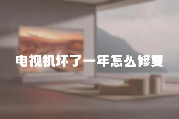 電視機壞了一年怎么修復