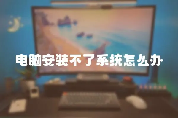 電腦安裝不了系統怎么辦