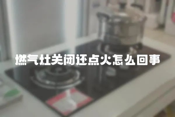 燃氣灶關閉還點火怎么回事