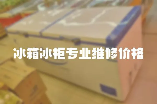 冰箱冰柜專業(yè)維修價(jià)格