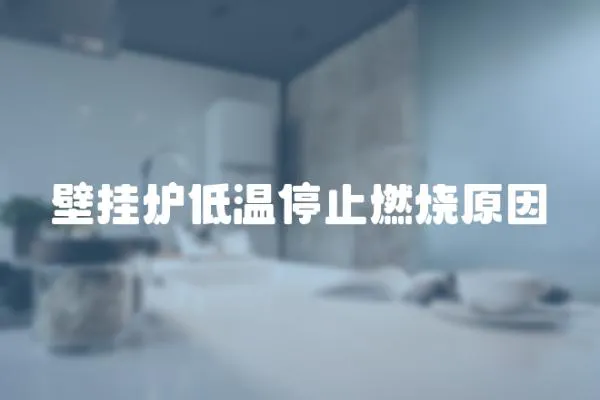 壁掛爐低溫停止燃燒原因