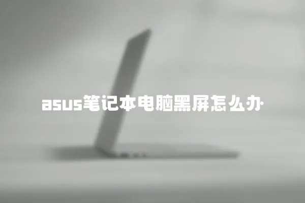 asus筆記本電腦黑屏怎么辦