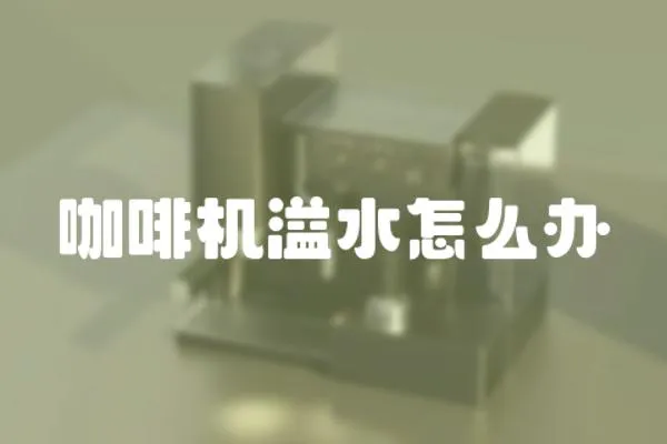 咖啡機溢水怎么辦