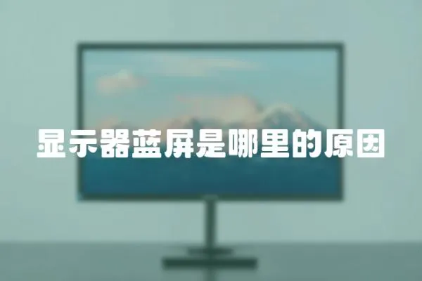 顯示器藍(lán)屏是哪里的原因