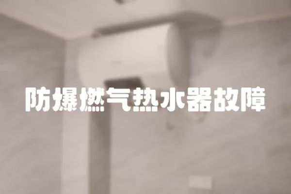防爆燃氣熱水器故障