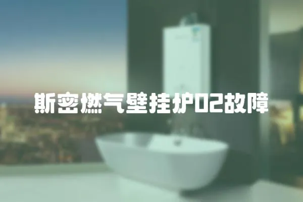 斯密燃氣壁掛爐02故障