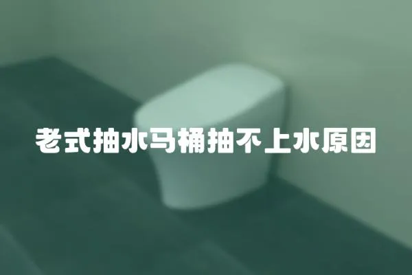 老式抽水馬桶抽不上水原因