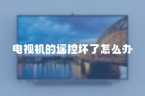 電視機的遙控壞了怎么辦
