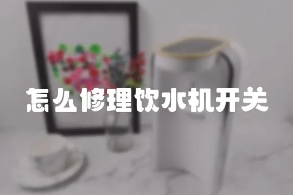 怎么修理飲水機開關