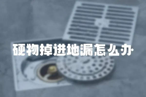 硬物掉進地漏怎么辦