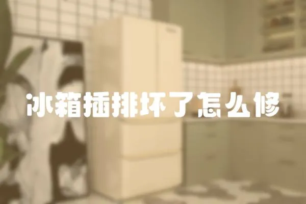 冰箱插排壞了怎么修