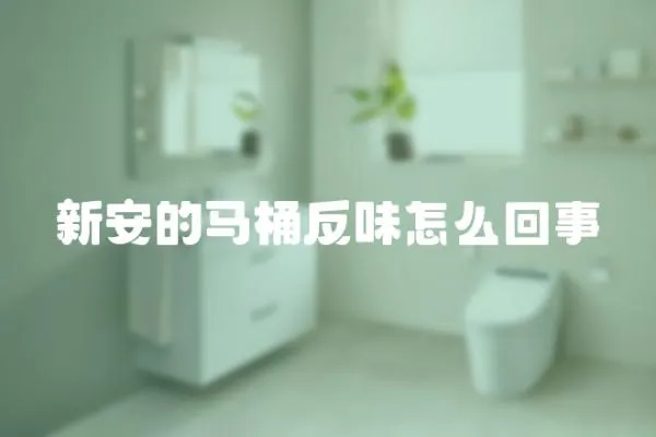 新安的馬桶反味怎么回事