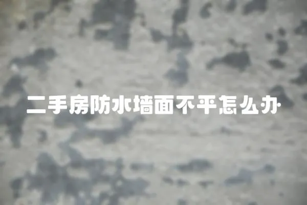 二手房防水墻面不平怎么辦