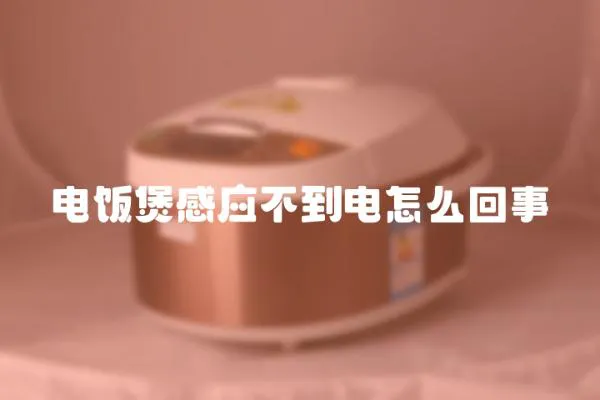 電飯煲感應不到電怎么回事