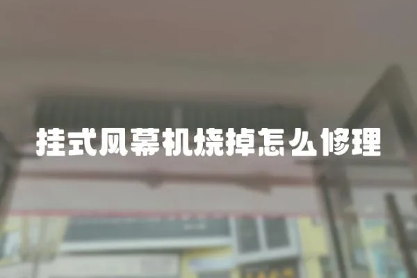 掛式風幕機燒掉怎么修理