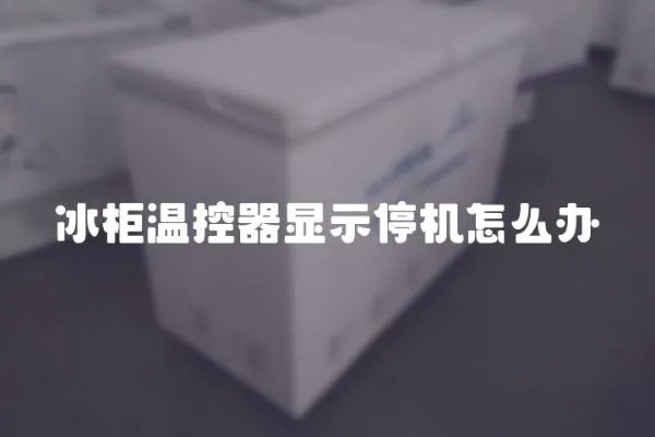 冰柜溫控器顯示停機怎么辦