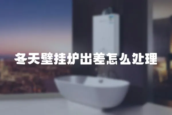 冬天壁掛爐出差怎么處理