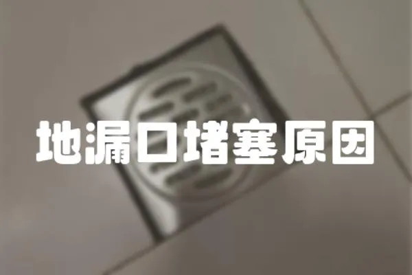 地漏口堵塞原因