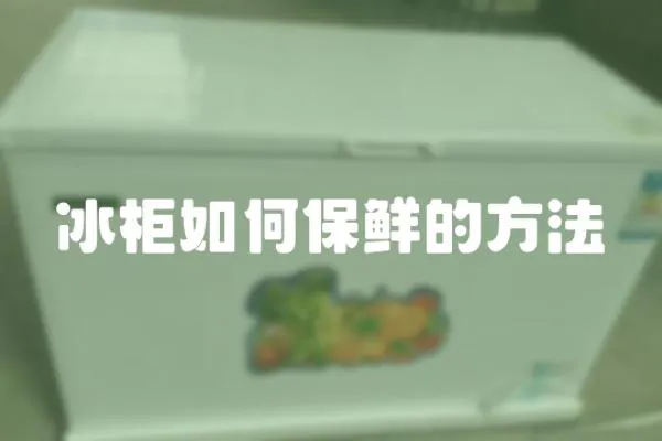 冰柜如何保鮮的方法