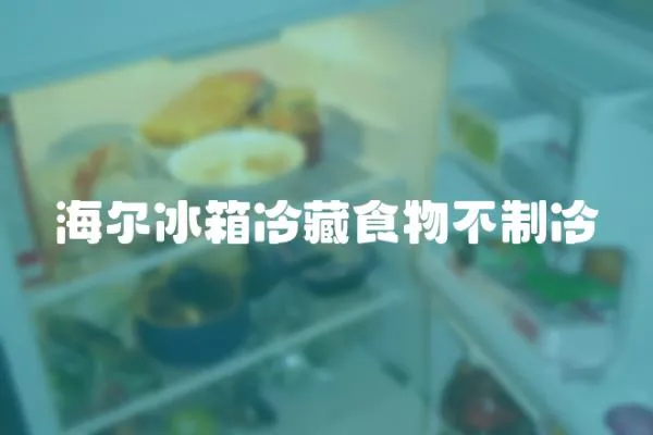 海爾冰箱冷藏食物不制冷