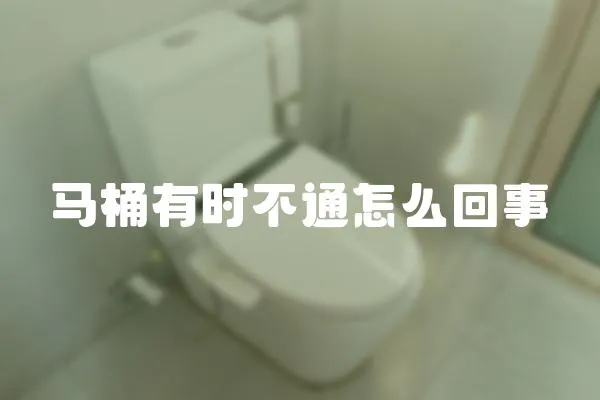 馬桶有時(shí)不通怎么回事
