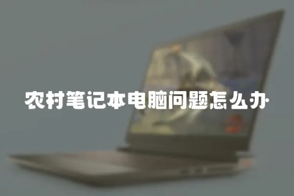 農村筆記本電腦問題怎么辦