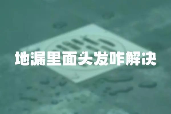 地漏里面頭發咋解決