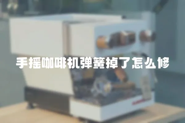 手搖咖啡機彈簧掉了怎么修