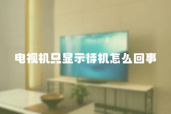 電視機只顯示待機怎么回事