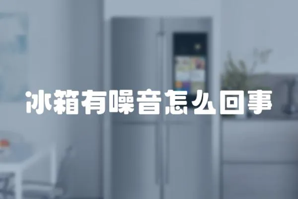 冰箱有噪音怎么回事