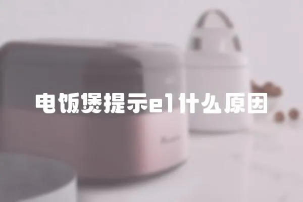 電飯煲提示e1什么原因