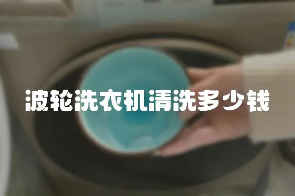 波輪洗衣機清洗多少錢