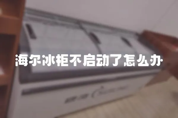 海爾冰柜不啟動了怎么辦