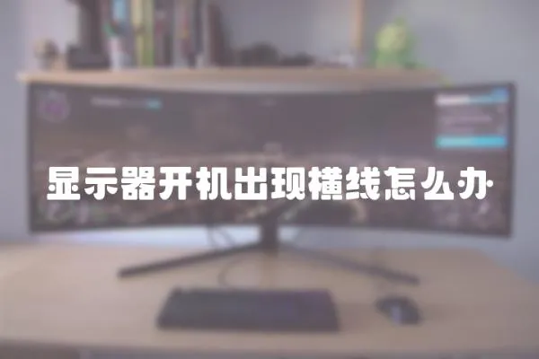 顯示器開機出現橫線怎么辦