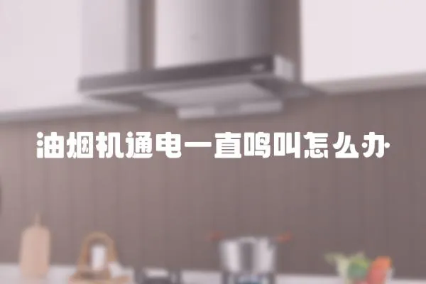 油煙機(jī)通電一直鳴叫怎么辦